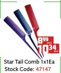 Africa Cash and Carry Star Tail Comb 1x1ea offer