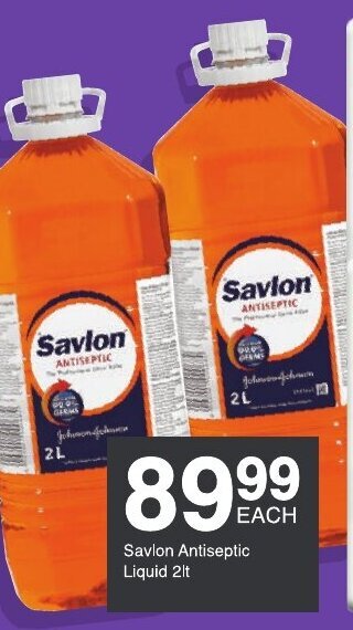 Save Savlon Antiseptic Liquid 2lt offer