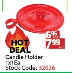 Africa Cash and Carry Candle Holder 1x1EA offer