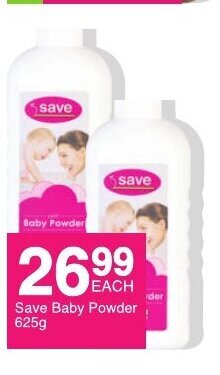 Save Save Baby Powder 625g offer