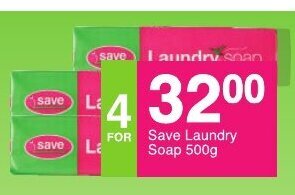 Save Save Laundry Soap 500g offer