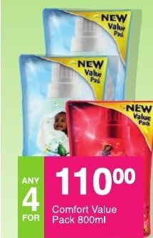 Save Comfort Value Pack 800ml offer