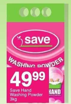 Save Save Hand Washing Powder 3kg offer