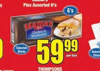 Boxer Mama's pies offer
