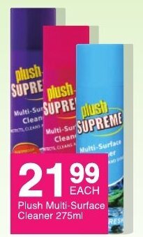 Save Plush Multi Surface Cleaner 275ml offer