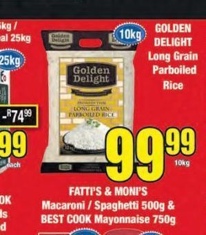Boxer Golden delight rice offer