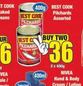 Boxer Best cook pilchards 2 offer