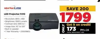 HiFi Corp Led projector pj10 offer