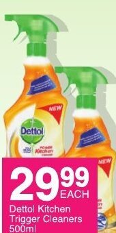 Save Dettol Kitchen Trigger Cleaners 500ml offer