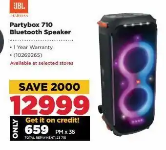 HiFi Corp Partybox 710 bluetooth speaker offer