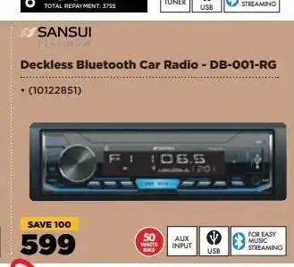 HiFi Corp Deckless bluetooth car radio - db-001-rg offer