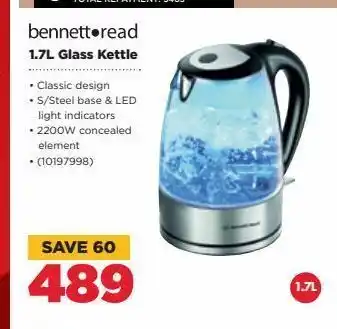 HiFi Corp 1.7l glass kettle offer