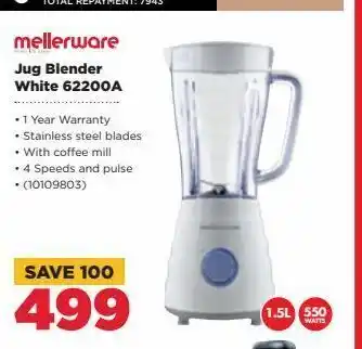 Jug blender white 62200a