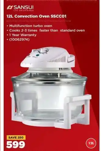 12l convection oven sscc01
