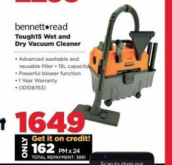 HiFi Corp Tough15 wet and dry vacuum cleaner offer