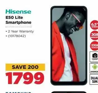 HiFi Corp E50 lite smartphone offer