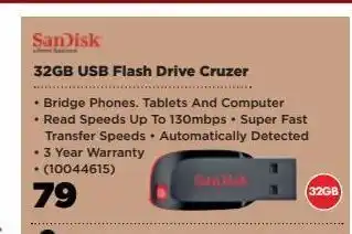 HiFi Corp 32gb usb flash drive cruzer offer