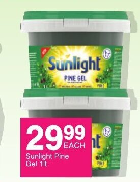 Save Sunlight Pine Gel 1lt offer