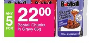 Save Bobtail Chunks In Gravy 85g offer