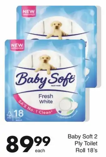 Save Baby Soft Ply Toilet Roll 18's offer