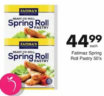 Save Fatimaz Spring Roll Pastry 50's offer