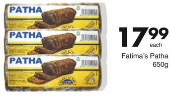 Save Fatima's Patha 650g offer