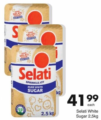 Save Selati White Sugar 2.5kg offer