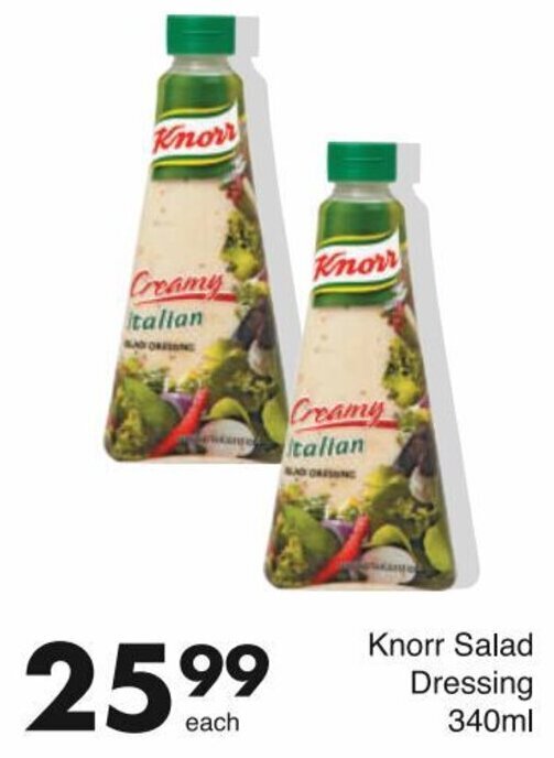 Knorr Salad Dressings 340ml offer at Save