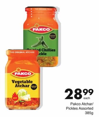 Save Pakco Atchar/Pickles Assorted 385g offer