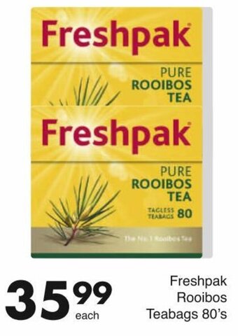 Save Freshpak Rooibos Teabags 80's offer