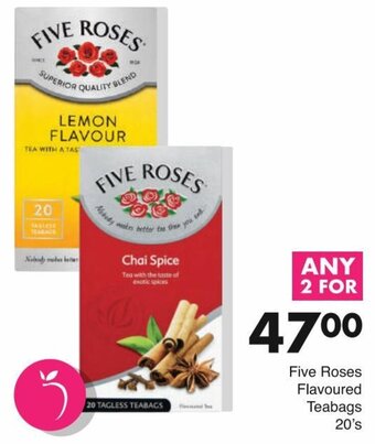 Save Five Roses Flavoured Teabags 20's offer