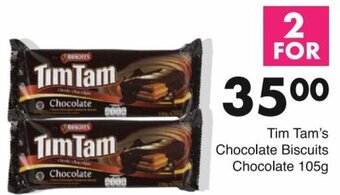 Save Tim Tam's Chocolate Biscuits Chocolate 105g offer