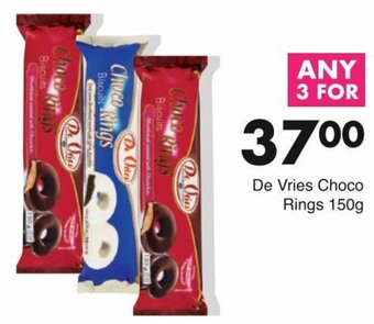 Save De Vries Choco Rings 150g offer