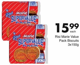 Risi Marie Value Pack Biscuits 3x150g