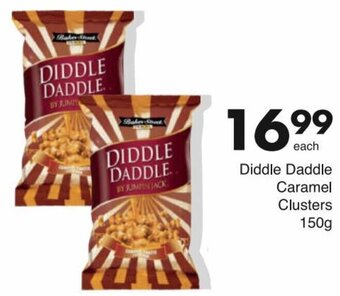 Save Diddle Daddle Caramel Clusters 150g offer