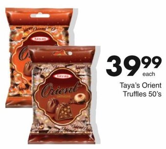 Save Taya's Orient Truffles 50's offer