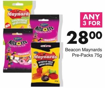 Save Beacon Maynards Pre-Packs 75g offer