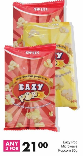Eazy Pop Microwave Popcorn 85g