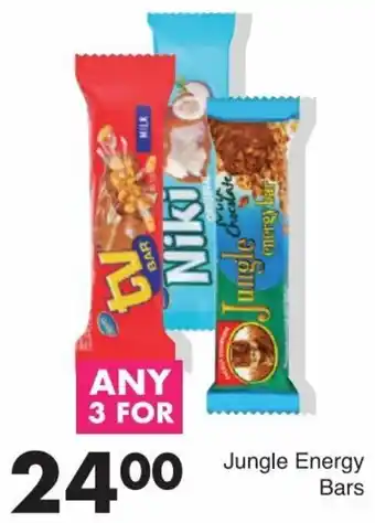Save Jungle Energy Bars offer