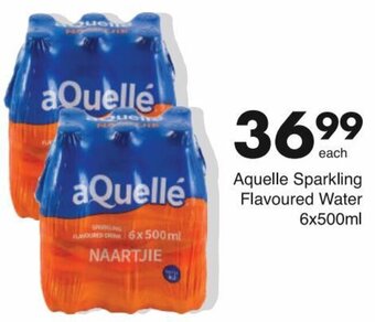 Save Aquelle Sparkling Flavoured Water 6x500ml offer