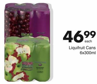 Save Liquifruit Cans 6x300ml offer