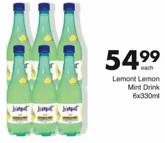 Save Lemont Lemon Mint Drink 6x330ml offer