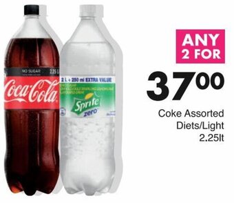 Save Coke Assorted Diets/Light 2,25lt offer