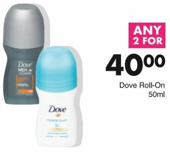 Save Dove Roll-On 50ml offer