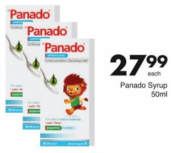Save Panado Syrup 50ml offer