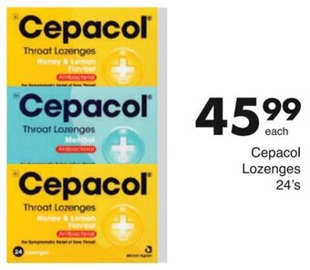 Cepacol Lozenges 24's