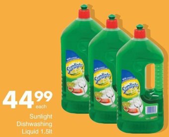 Save Sunlight Dishwashing Liquid 1,5lt offer