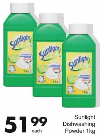 Save Sunlight Dishwashing Powder 1kg offer