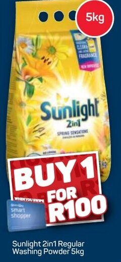 Pick n Pay Sunlight 2in1 Regular Washing Powder 5kg offer