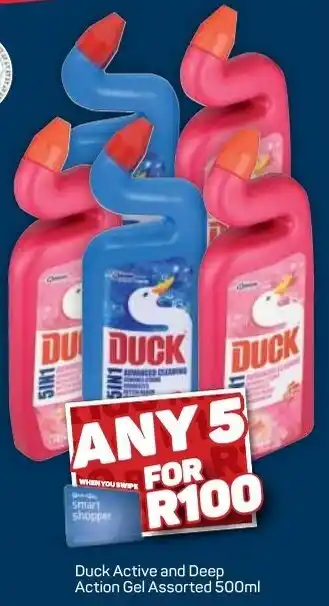 Pick n Pay Duck Active and Deep Action Gel Assorted 500ml offer